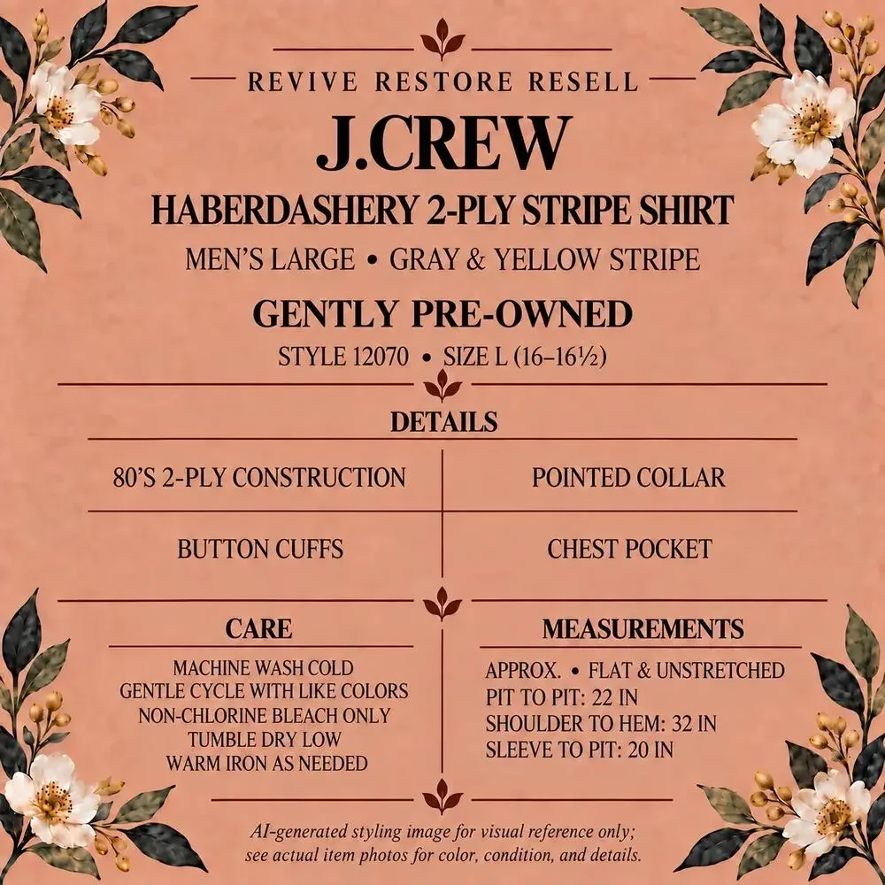 J. Crew crew haberdashery